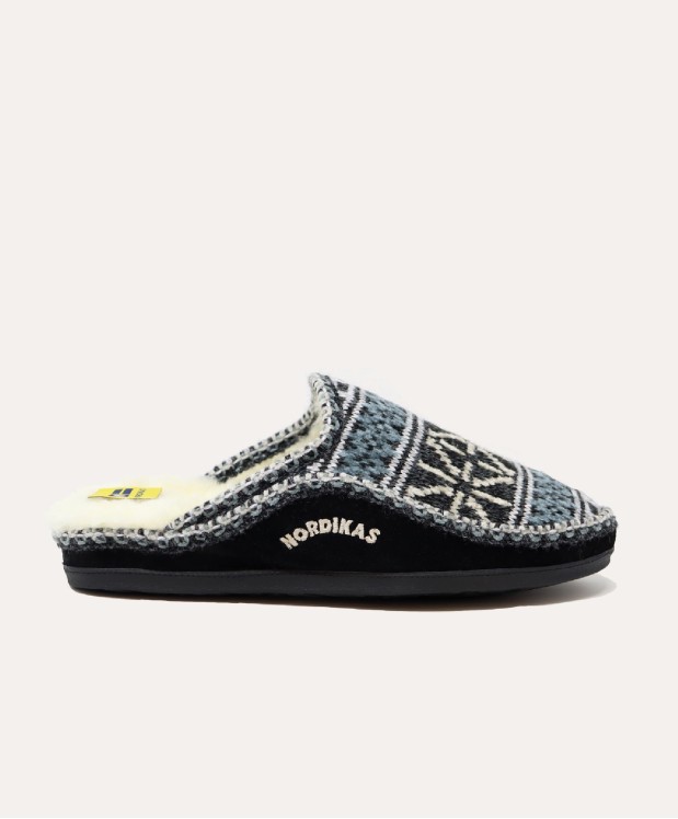 nordikas ZAPATILLAS DE CASA HOMBRE TEIDE NEGRO Rebajas de fin de temporada