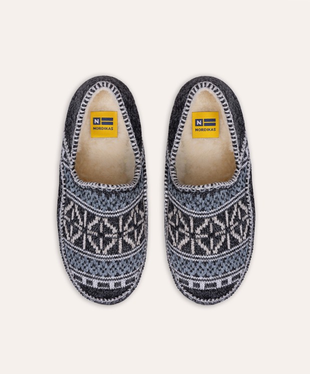 nordikas ZAPATILLAS DE CASA HOMBRE TEIDE NEGRO Precio ultrabajo