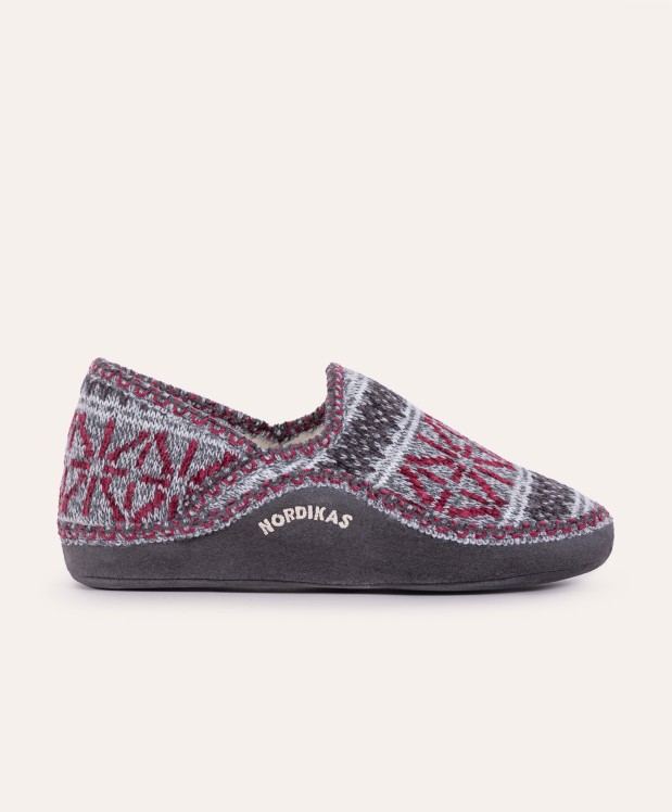 nordikas ZAPATILLAS DE CASA HOMBRE TEIDE GRIS Devoluciones gratuitas