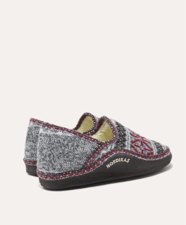 nordikas ZAPATILLAS DE CASA HOMBRE TEIDE GRIS Devoluciones gratuitas