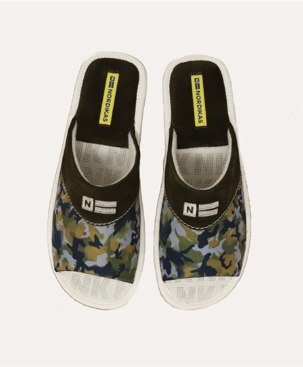nordikas ZAPATILLAS DE CASA HOMBRE SAFARI KAKI Ofertas