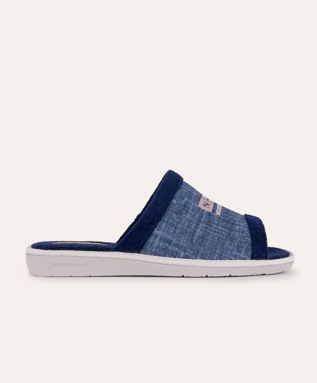 nordikas ZAPATILLAS DE CASA HOMBRE TEJANO AZUL En oferta
