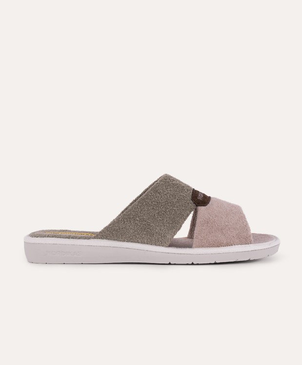 nordikas ZAPATILLAS DE CASA HOMBRE TOALLA ARENA KAKI Rebajas baratas