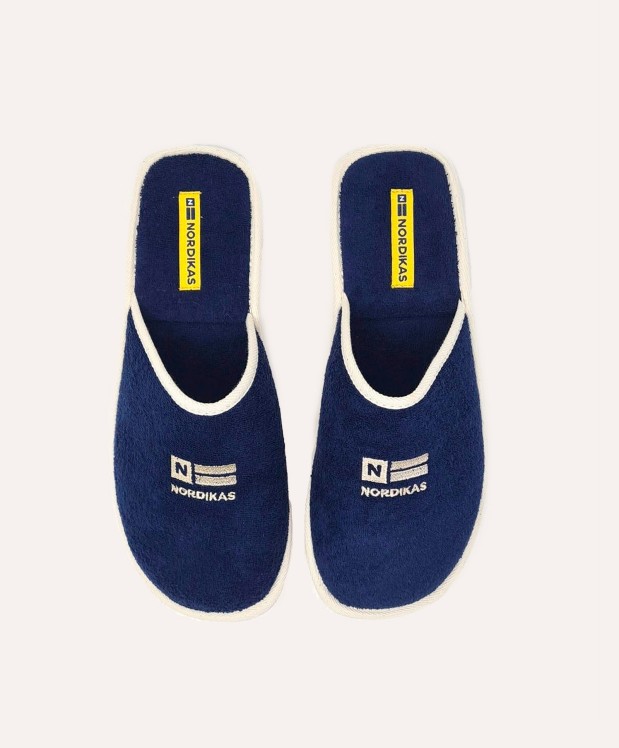 nordikas ZAPATILLAS DE CASA HOMBRE TOALLA MARINO Los más vendidos