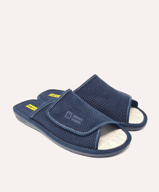 nordikas ZAPATILLAS DE CASA HOMBRE MICRO MARINO Mejor oferta
