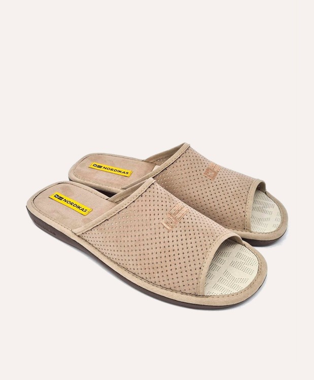nordikas ZAPATILLAS DE CASA HOMBRE MICRO TIERRA Oferta especial