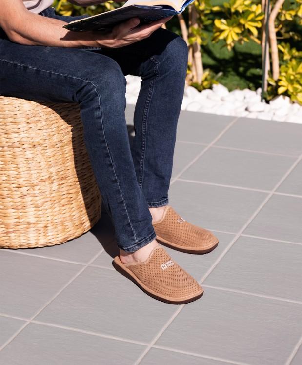 nordikas ZAPATILLAS DE CASA HOMBRE MICRO CASTAÑO COMPRAR AHORA