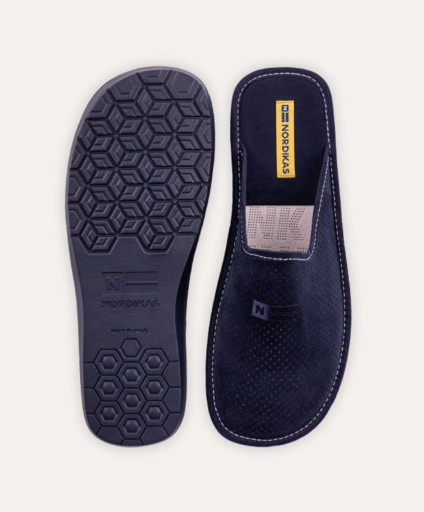 nordikas ZAPATILLAS DE CASA HOMBRE MICRO MARINO ÚLTIMAS EDICIONES