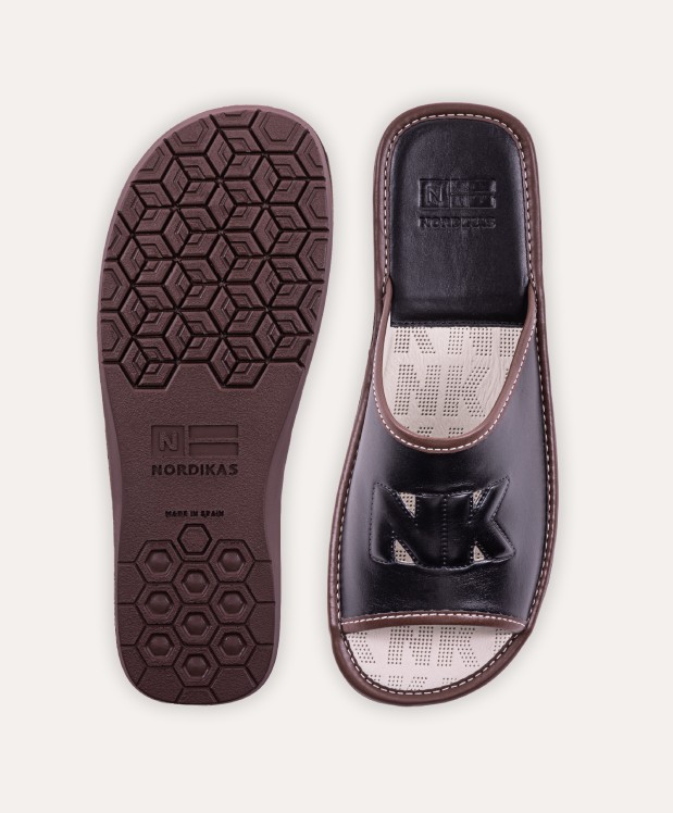 nordikas ZAPATILLAS DE CASA HOMBRE DUBLIN NEGRO Últimos 2 días