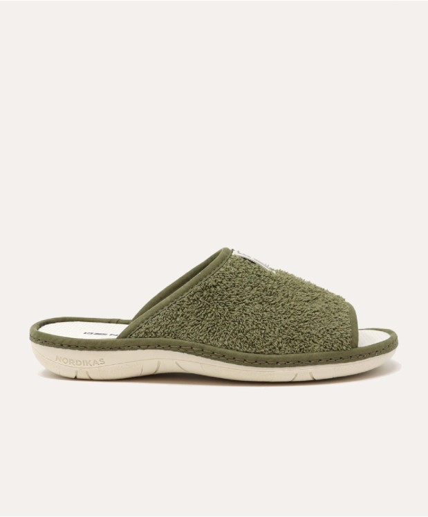 nordikas ZAPATILLAS DE CASA HOMBRE RIZO KAKI Grandes descuentos