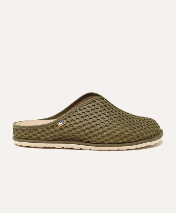 nordikas ZAPATILLAS DE CASA HOMBRE OVALO KAKI Oferta exclusiva