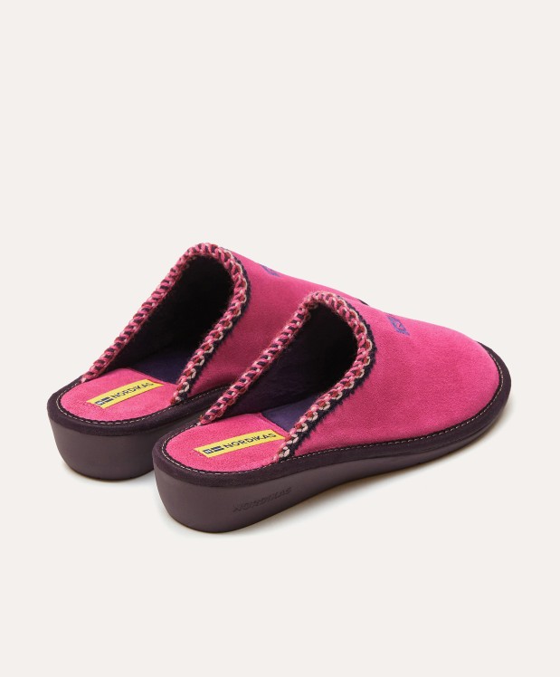 nordikas ZAPATILLAS DE CASA MUJER AFELPADO FRESA Ofertas de temporada