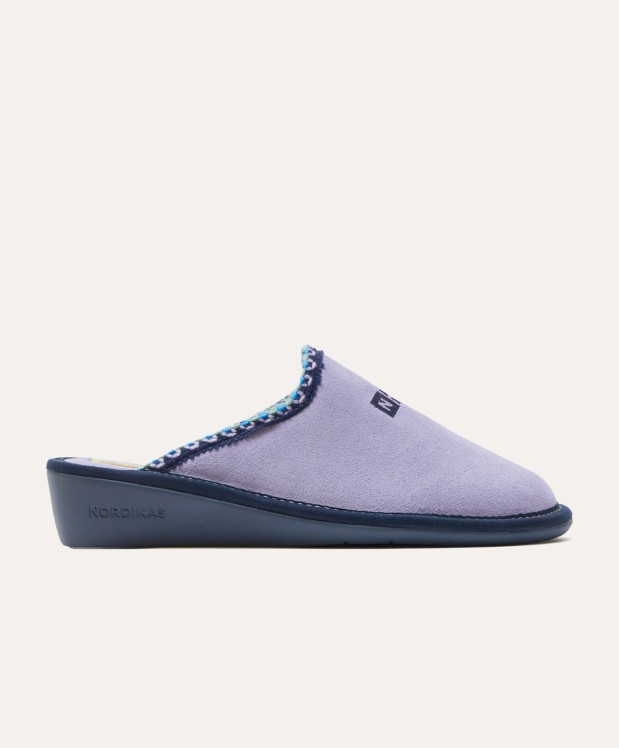 nordikas ZAPATILLAS DE CASA MUJER AFELPADO LILA Ofertas especiales