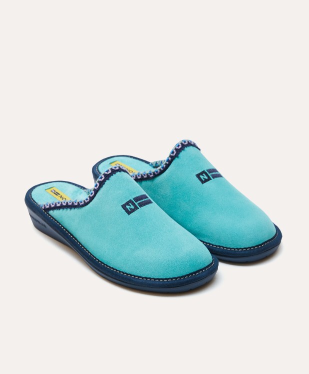 nordikas ZAPATILLAS DE CASA MUJER AFELPADO MENTA Rebajas de fin de temporada