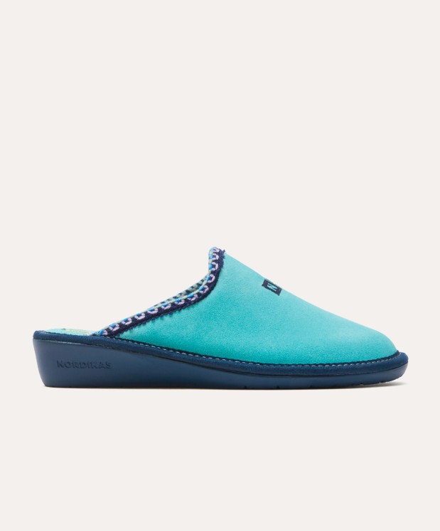 nordikas ZAPATILLAS DE CASA MUJER AFELPADO MENTA Rebajas de fin de temporada