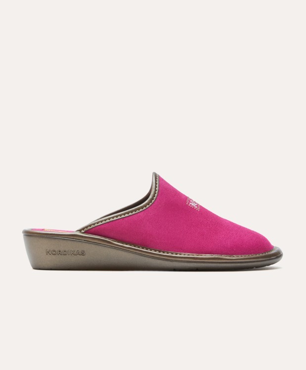 nordikas ZAPATILLAS DE CASA MUJER AFELPADO FRESA Precio ultrabajo