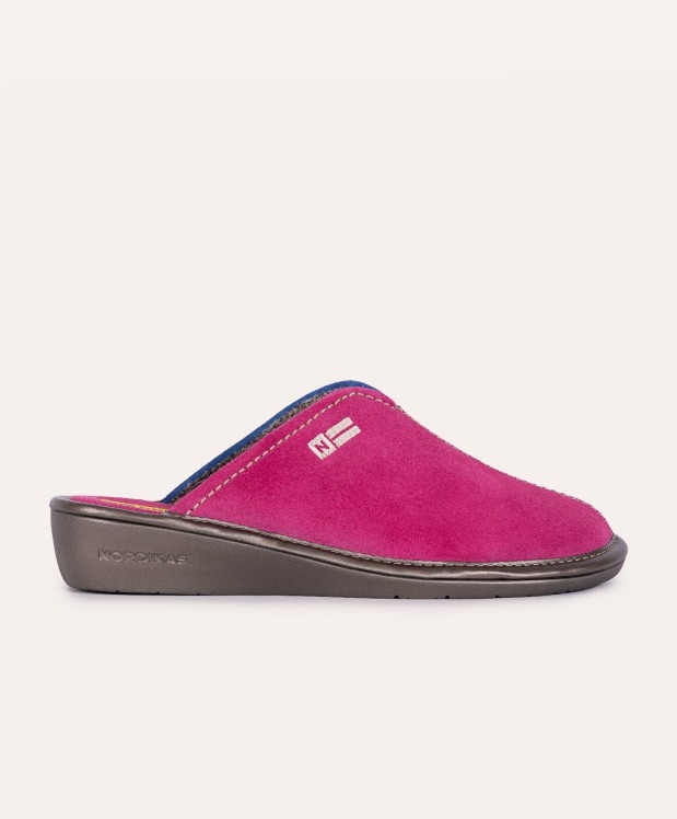 nordikas ZAPATILLAS DE CASA MUJER AFELPADO FRESA ZAFIRO Venta caliente
