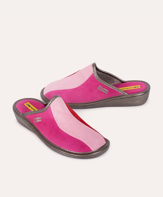 nordikas ZAPATILLAS DE CASA MUJER AFELPADO FRESA ROSA CEREZA Rebajas baratas