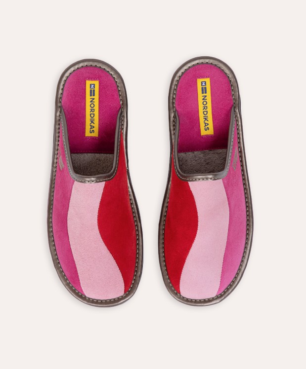 nordikas ZAPATILLAS DE CASA MUJER AFELPADO FRESA ROSA CEREZA Rebajas baratas