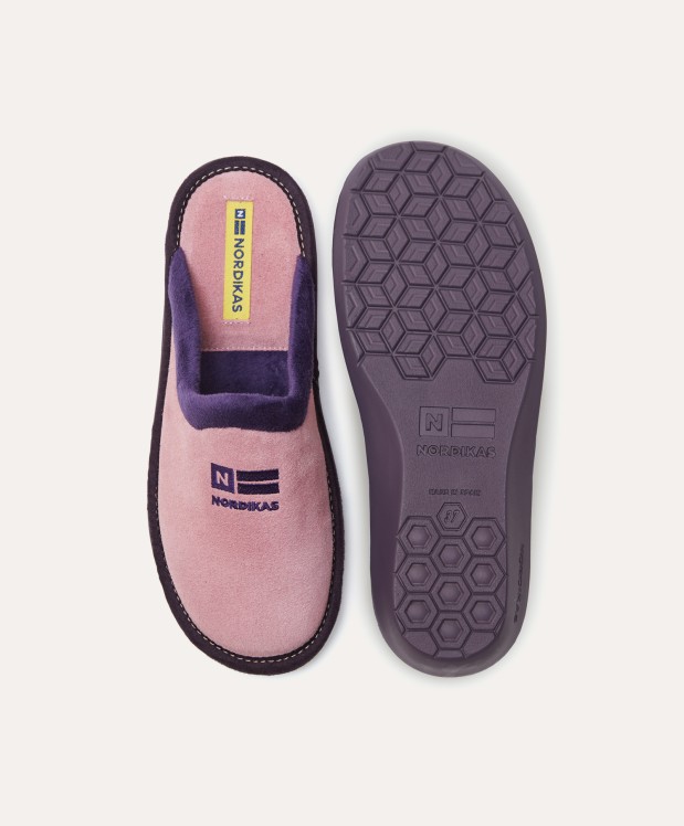 nordikas ZAPATILLAS DE CASA MUJER AFELPADO ROSA Descuento