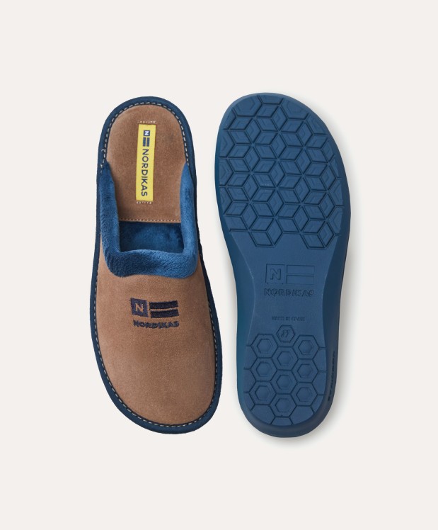 nordikas ZAPATILLAS DE CASA MUJER AFELPADO PIEDRA Mejor oferta