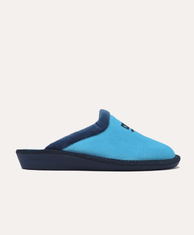 nordikas ZAPATILLAS DE CASA MUJER AFELPADO CELESTE Rebajas online