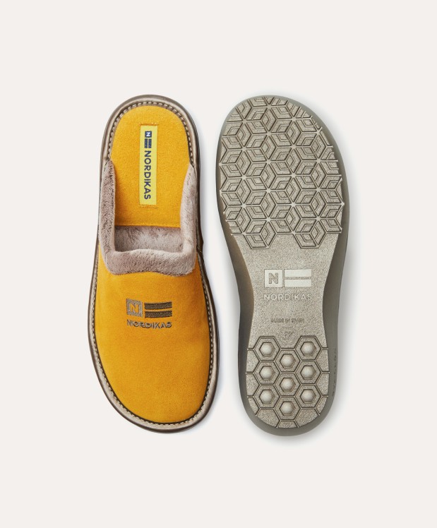 nordikas ZAPATILLAS DE CASA MUJER AFELPADO YELLOW Envío gratis