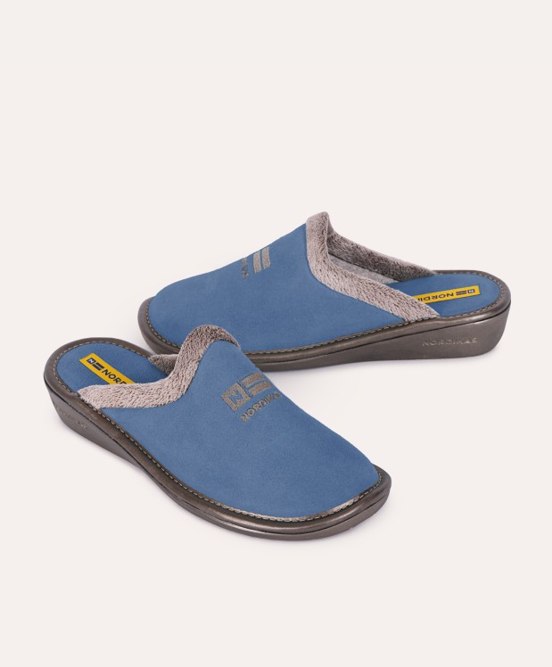 nordikas ZAPATILLAS DE CASA MUJER AFELPADO JEANS Precio de fábrica