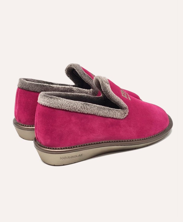 nordikas ZAPATILLAS DE CASA MUJER AFELPADO FRESA Promoción trimestral