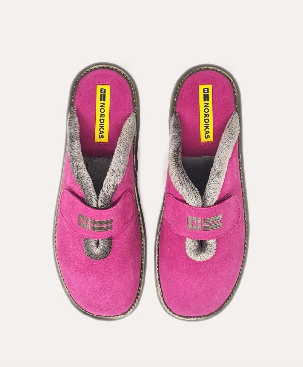 nordikas ZAPATILLAS DE CASA MUJER AFELPADO FRESA Limitado a 3 días