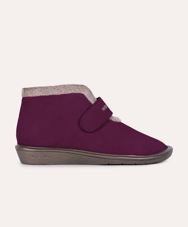 nordikas ZAPATILLAS DE CASA MUJER AFELPADO MORADO En oferta