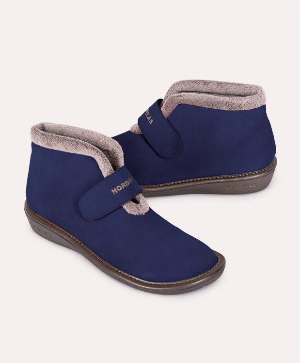nordikas ZAPATILLAS DE CASA MUJER AFELPADO INDICO Descuentos del mes