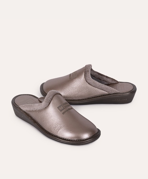 nordikas ZAPATILLAS DE CASA MUJER METALIC ONYX Ofertas especiales