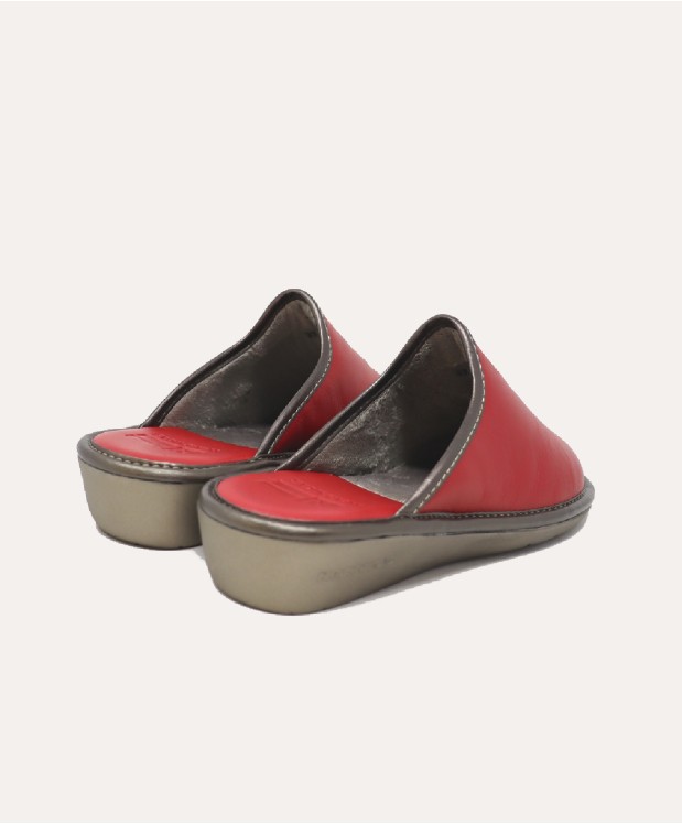 nordikas ZAPATILLAS DE CASA MUJER DUBLIN ROJO Grandes ahorros