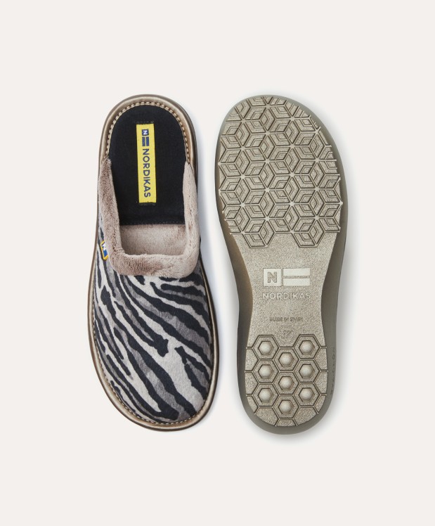 nordikas ZAPATILLAS DE CASA MUJER TANZANIA GRIS 2025