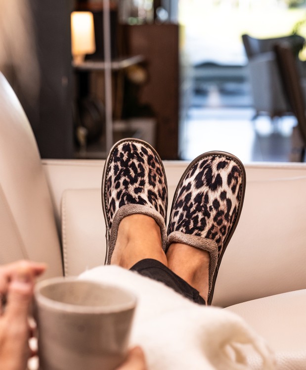 nordikas ZAPATILLAS DE CASA MUJER LINCE MARRON En línea