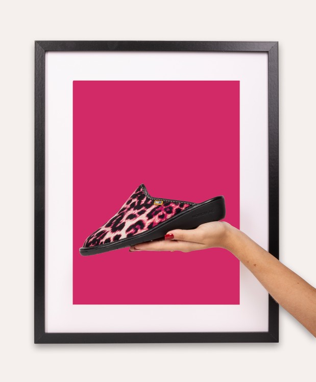nordikas ZAPATILLAS DE CASA MUJER LINCE FRESA Outlet