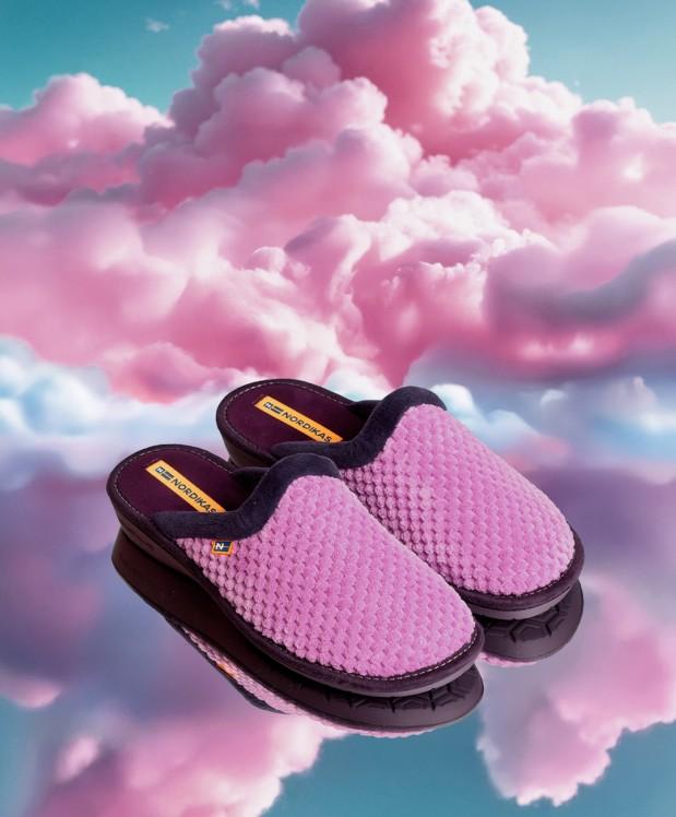 nordikas ZAPATILLAS DE CASA MUJER ANDES MALVA Ofertas