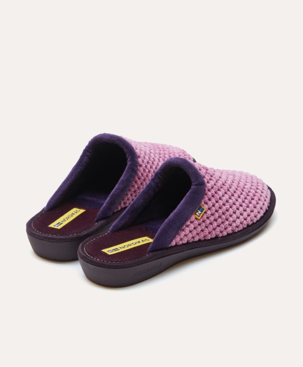 nordikas ZAPATILLAS DE CASA MUJER ANDES MALVA Ofertas