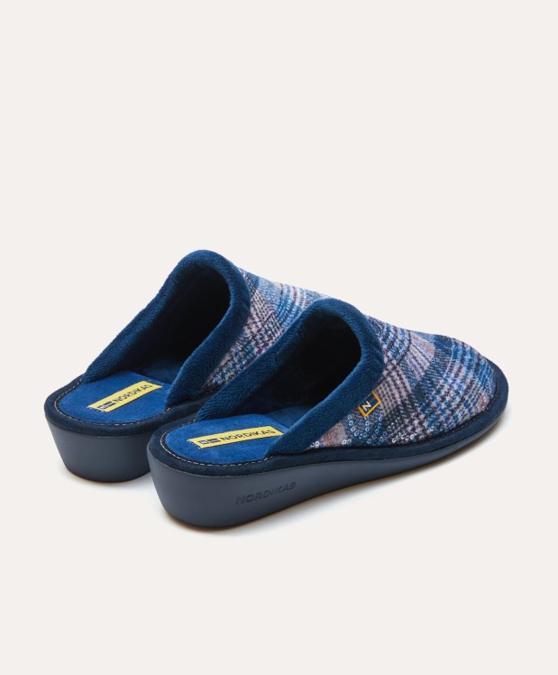 nordikas ZAPATILLAS DE CASA MUJER LONDON AZUL Venta caliente