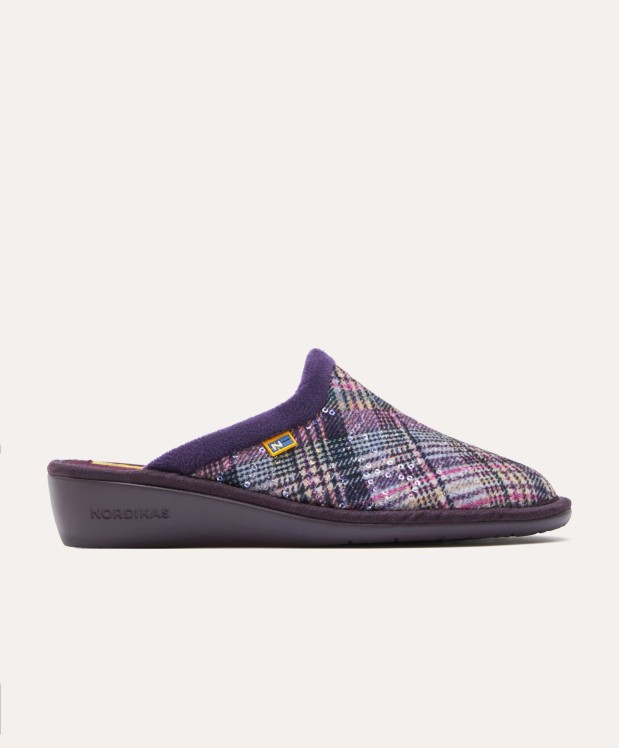 nordikas ZAPATILLAS DE CASA MUJER LONDON MORADO En oferta