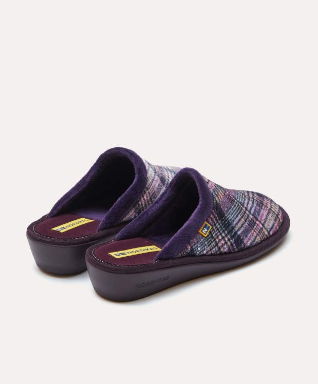 nordikas ZAPATILLAS DE CASA MUJER LONDON MORADO En oferta