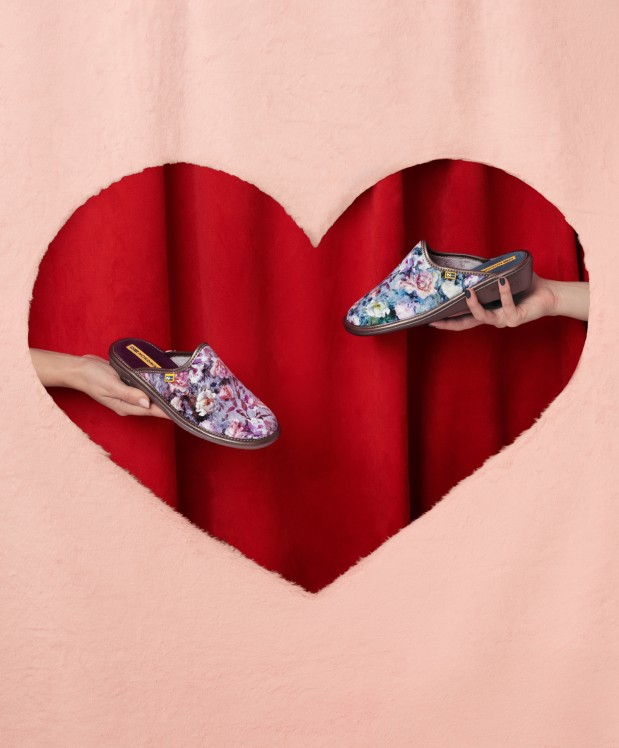 nordikas ZAPATILLAS DE CASA MUJER ROSAS JEANS Gran oferta