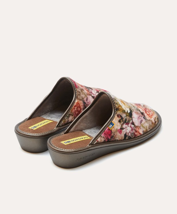 nordikas ZAPATILLAS DE CASA MUJER ROSAS PIEDRA Rebajas baratas