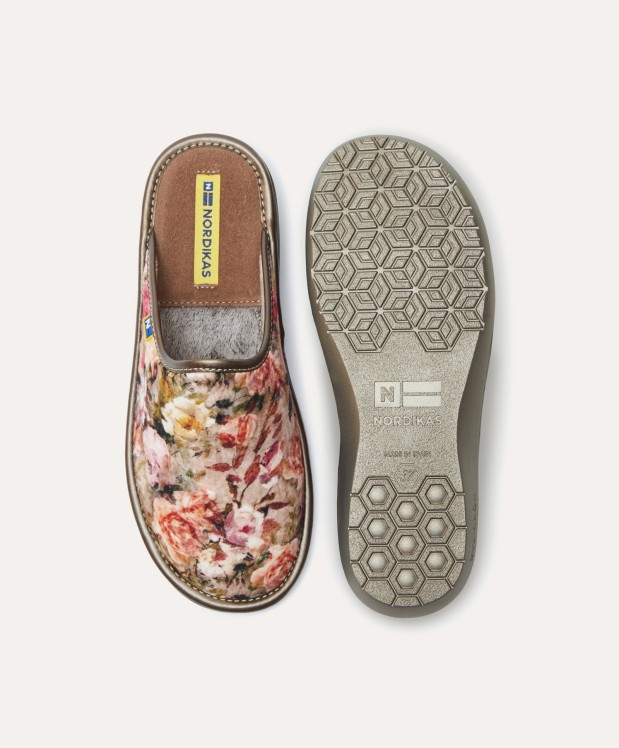 nordikas ZAPATILLAS DE CASA MUJER ROSAS PIEDRA Rebajas baratas