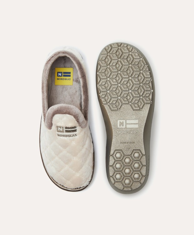 nordikas ZAPATILLAS DE CASA MUJER ALPINO BEIGE Últimos 3 días