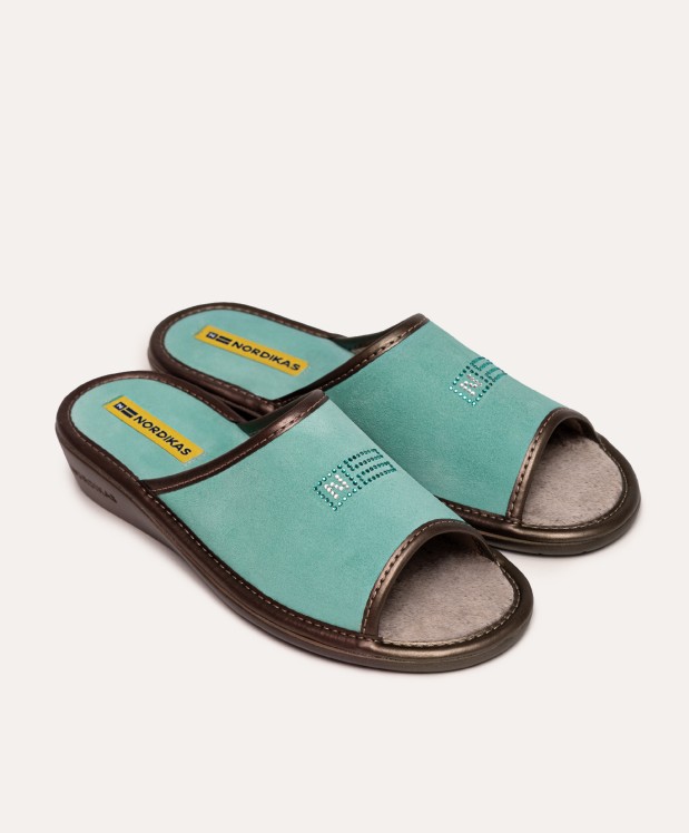 nordikas ZAPATILLAS DE CASA MUJER AFELPADO MENTA COMPRAR AHORA