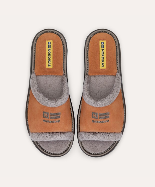nordikas ZAPATILLAS DE CASA MUJER AFELPADO NARANJA Últimos 2 días