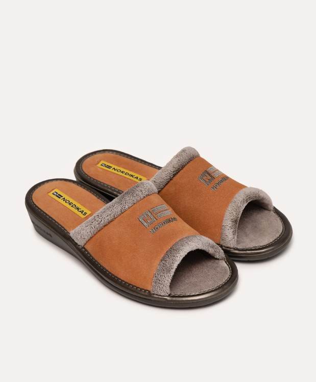 nordikas ZAPATILLAS DE CASA MUJER AFELPADO NARANJA Últimos 2 días