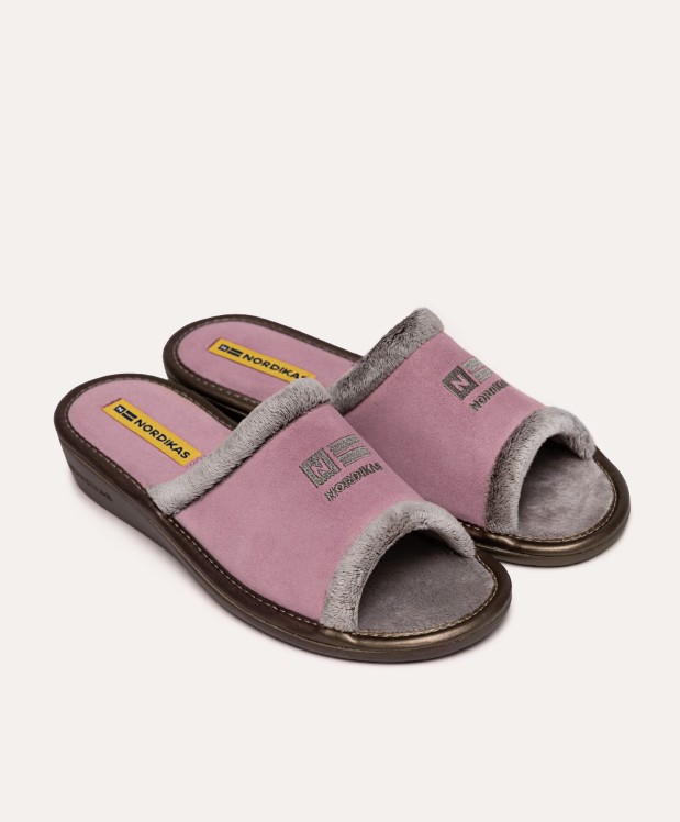 nordikas ZAPATILLAS DE CASA MUJER AFELPADO ROSA Último día